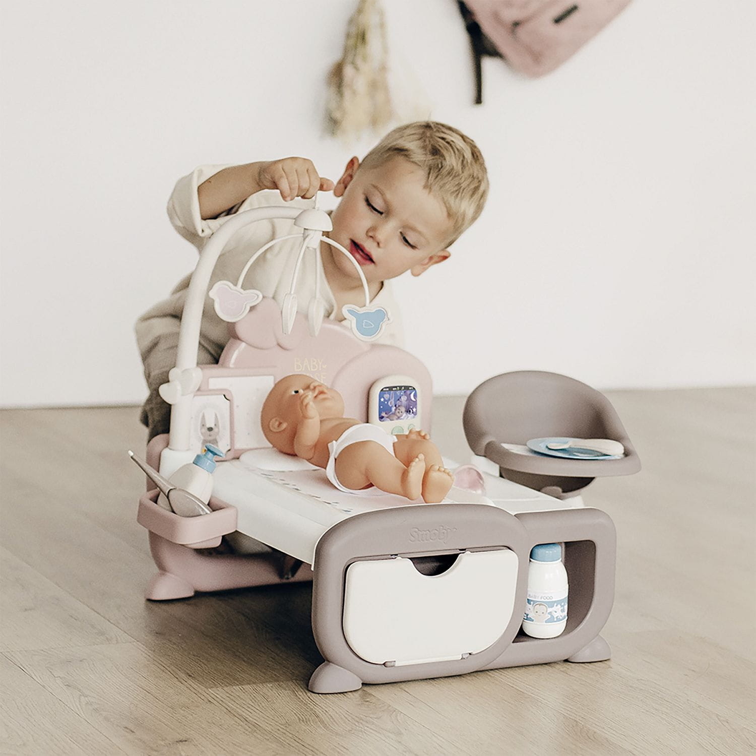 Smoby Baby Nurse Cocoon Puppen-Spielzimmer 3-in-1