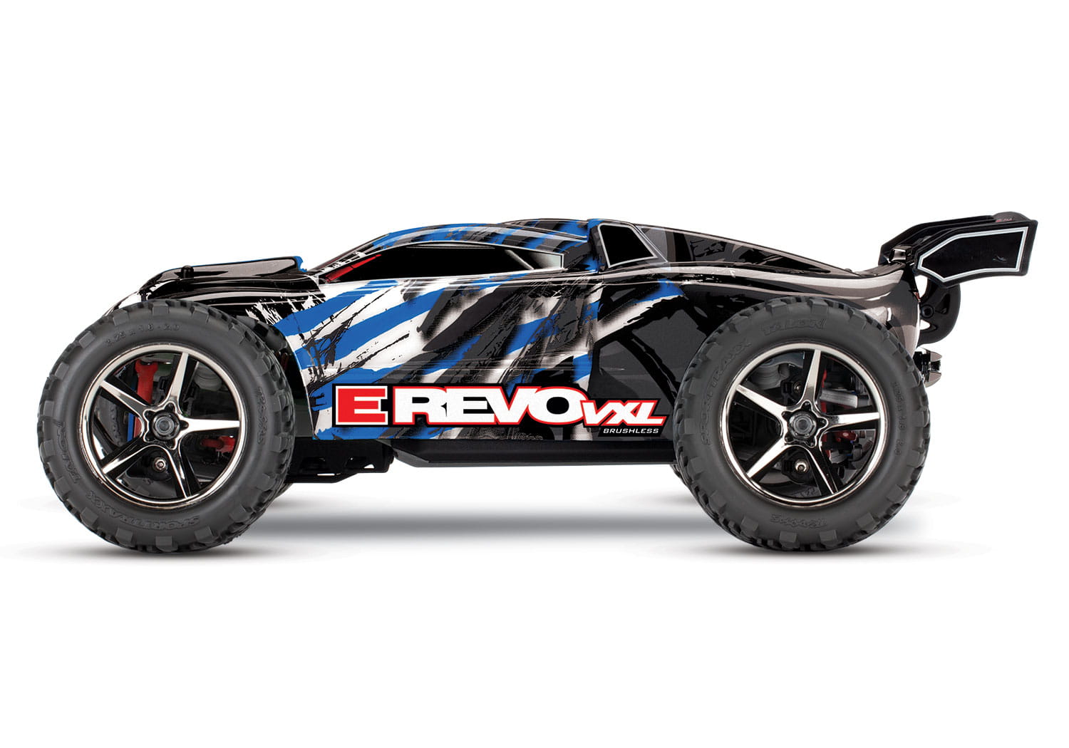 Traxxas E-Revo 4x4 VXL Racing Truck 1:16 RTR blau Traxxas E-Revo 4x4 VXL Racing Truck 1:16 RTR blau