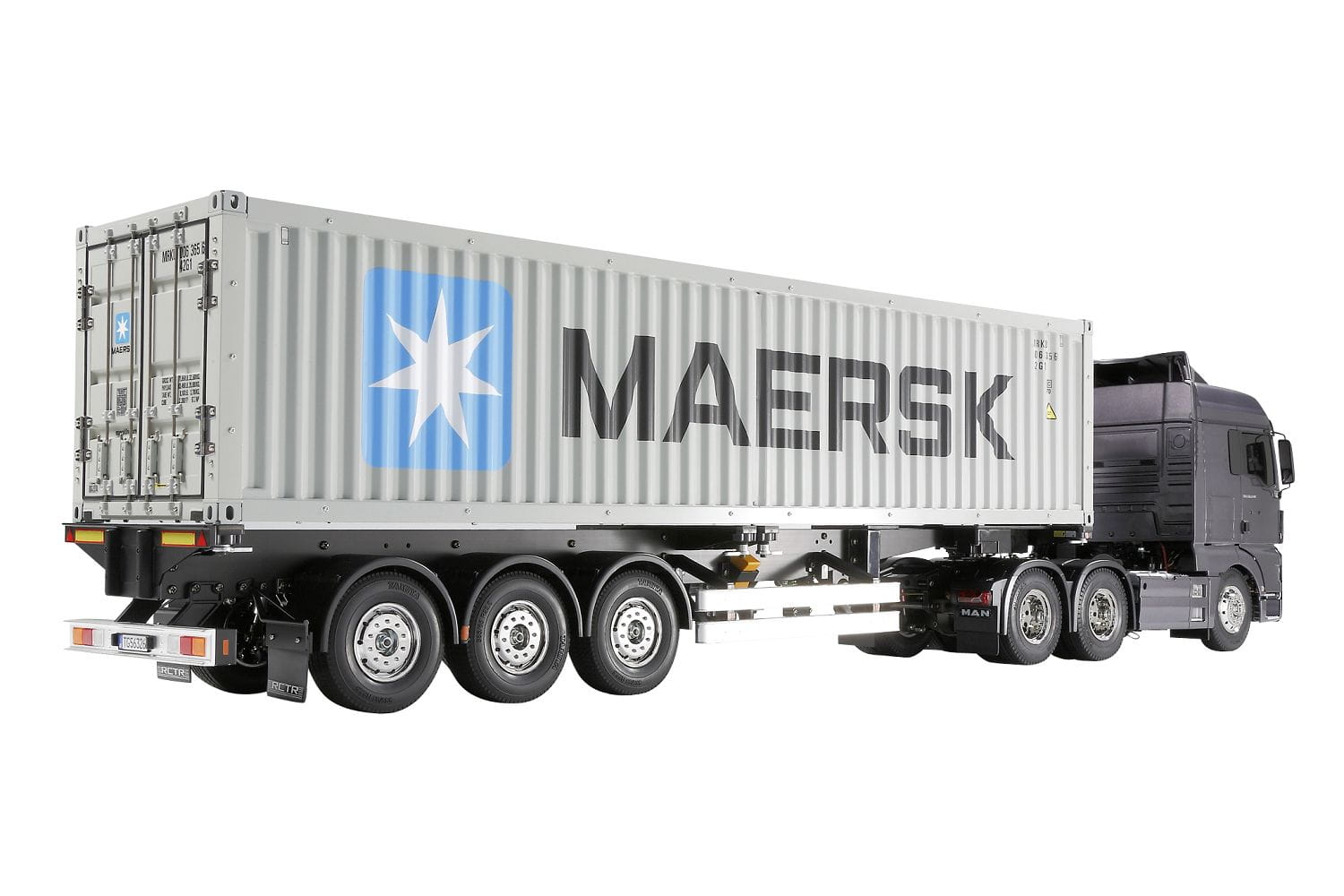 Tamiya RC 40ft.Container Auflieger Maersk Anhänger 1:14 Bausatz
