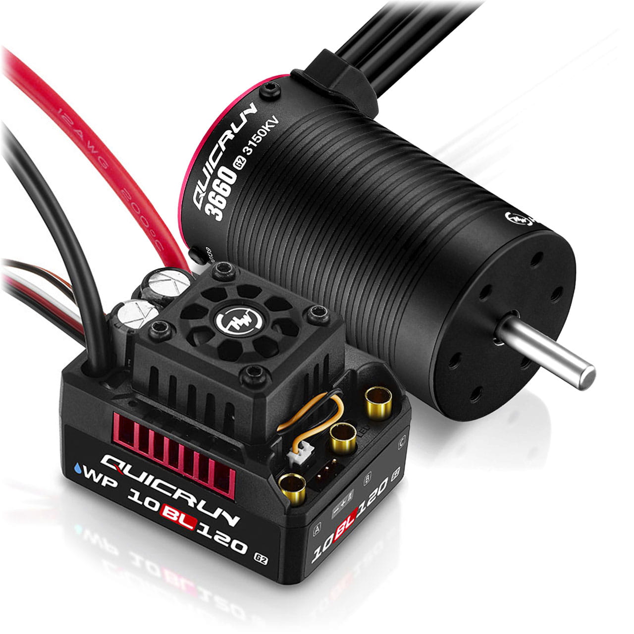 Hobbywing brushless-set-combo-wp10bl120g2-mit-3660sl-3150kv-g2