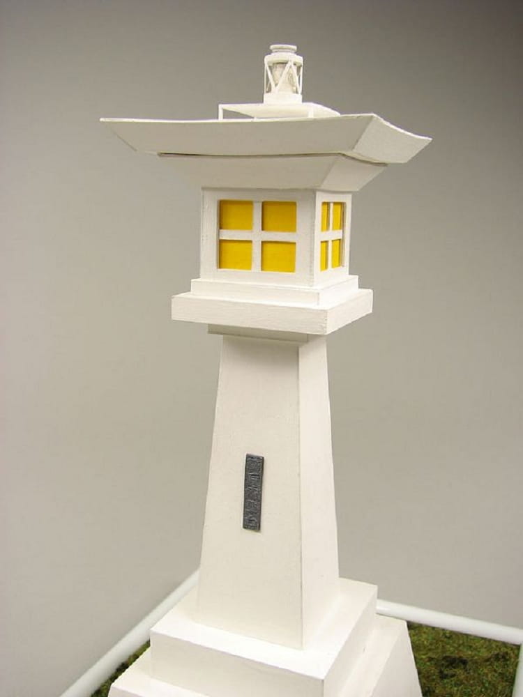 Shipyard Leuchtturm Udo Saki Lighthouse Japan 1967 1:72 Laser Kartonbausatz