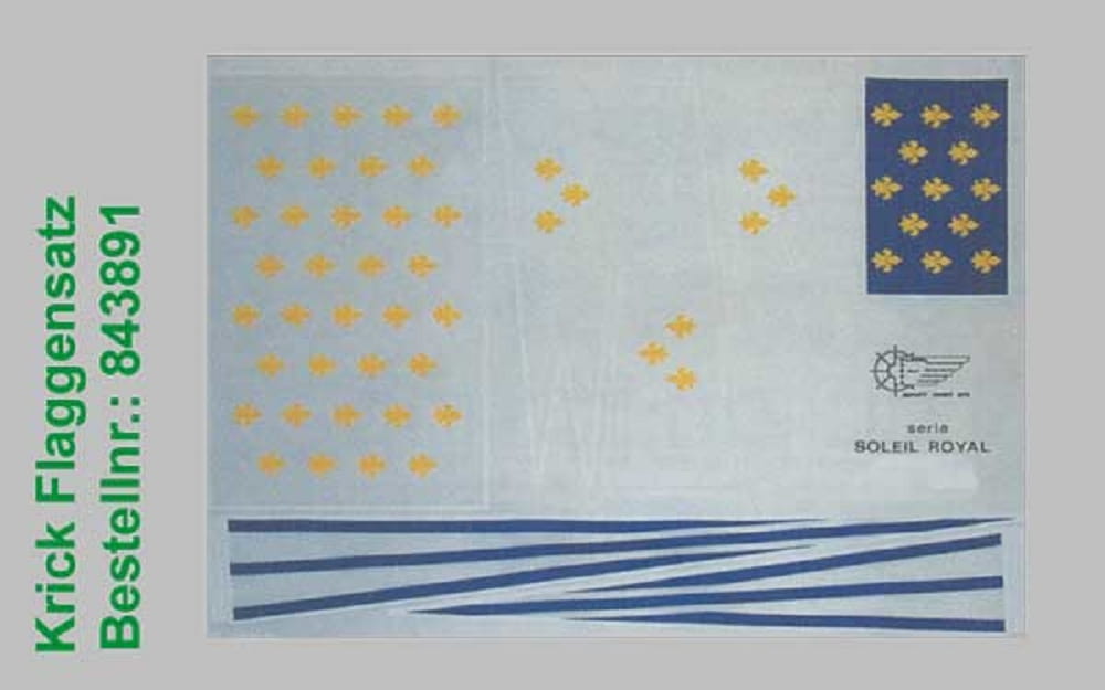 Krick Flaggensatz Le Soleil Royal