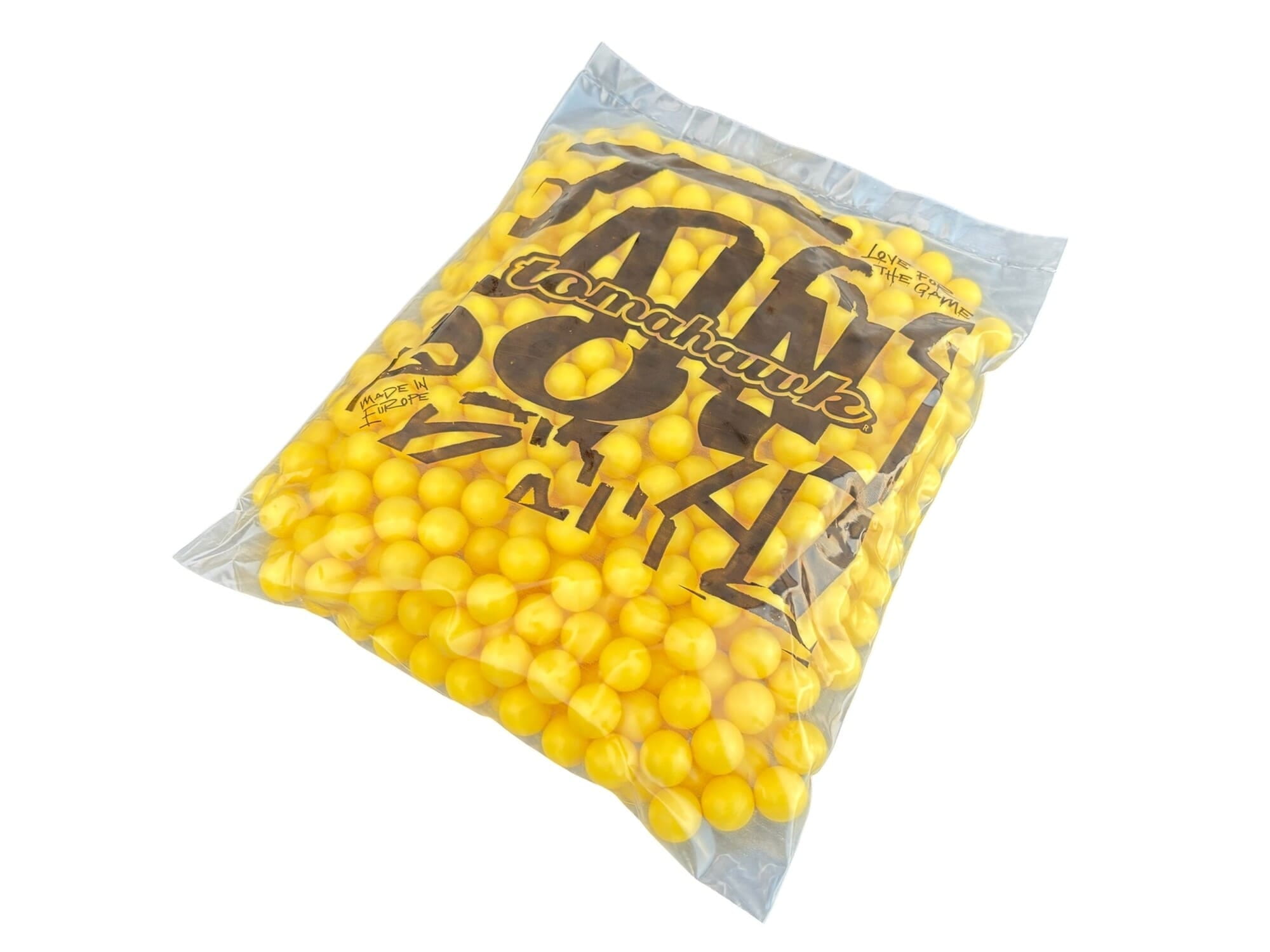 Tomahawk Zero Paintballs .68 Kaliber 1000 Stueck Field Paint Gelb