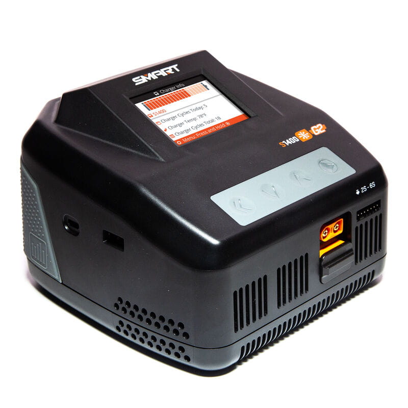 Spektrum S1400 G2 Ladegeraet mit IC3 IC5 Anschluessen