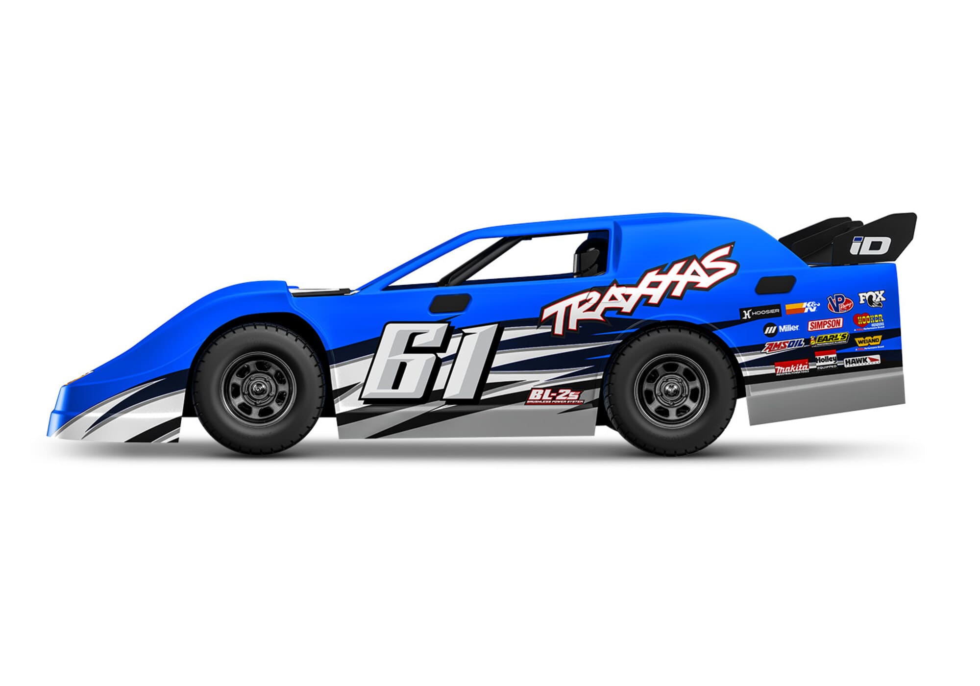 Traxxas Slash Late Model BL-2s Dirt Oval 1-10 Blau
