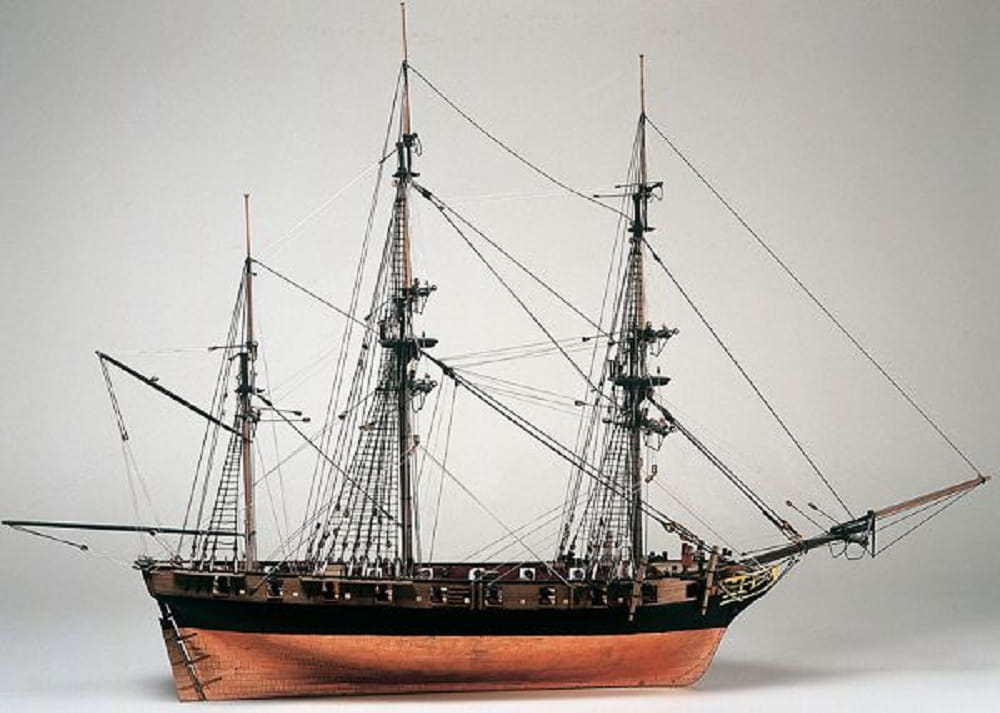 Krick Snake HMS Holzschiff Standmodell Baukasten Krick Snake HMS Holzschiff Standmodell Baukasten