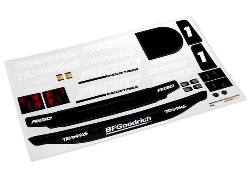 Traxxas Decals_ Unlimited Desert Racer_ Rigid Edition - RC-Zubehoer