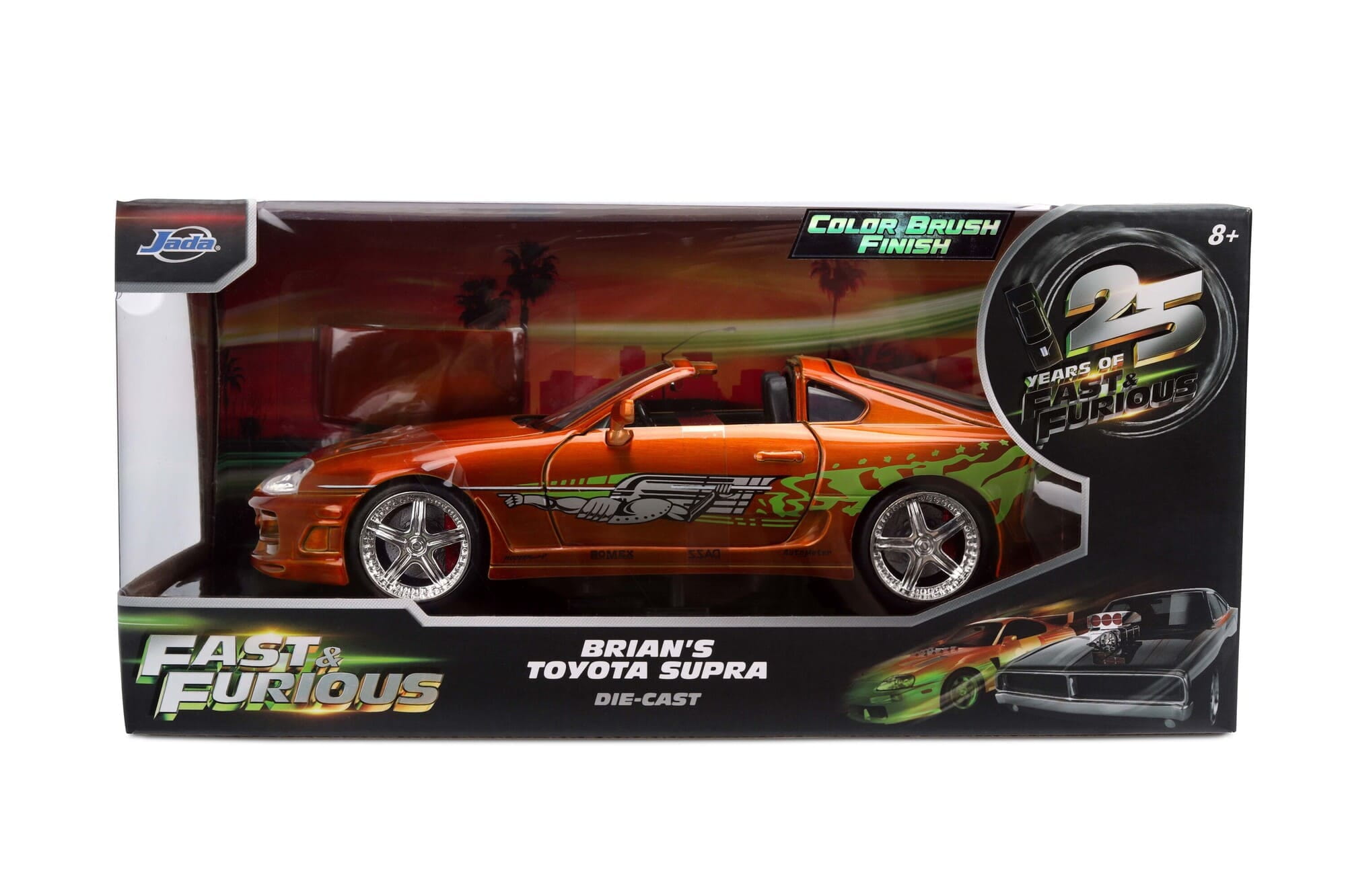 Jada Toys Fast _ Furious 25th Anniversary Toyota Supra 1_24 Orange