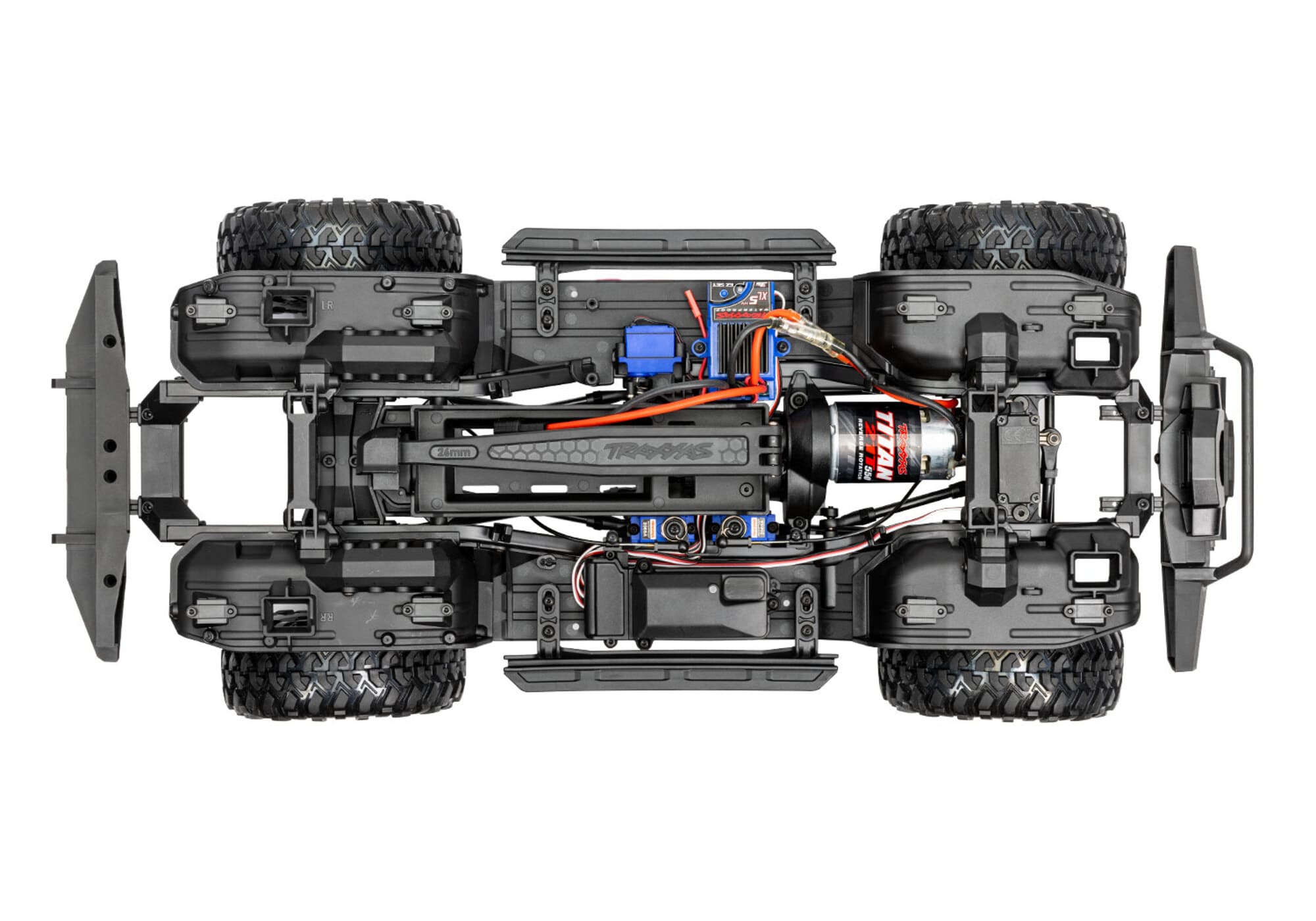 traxxas trx-4 lr defender 1 10 crawler rtr silber TRAXXAS TRX-4 LR Defender 1_10 Crawler RTR silber mit Portalachsen und T-Lock Sperrdifferentialen
