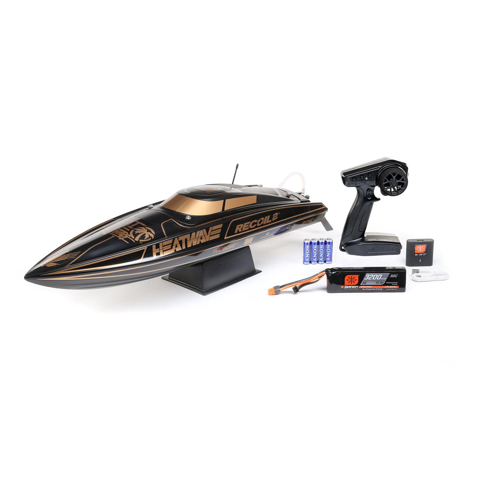 Proboat Recoil 2 V2 RC Speed Boot 26 Zoll Brushless RTR