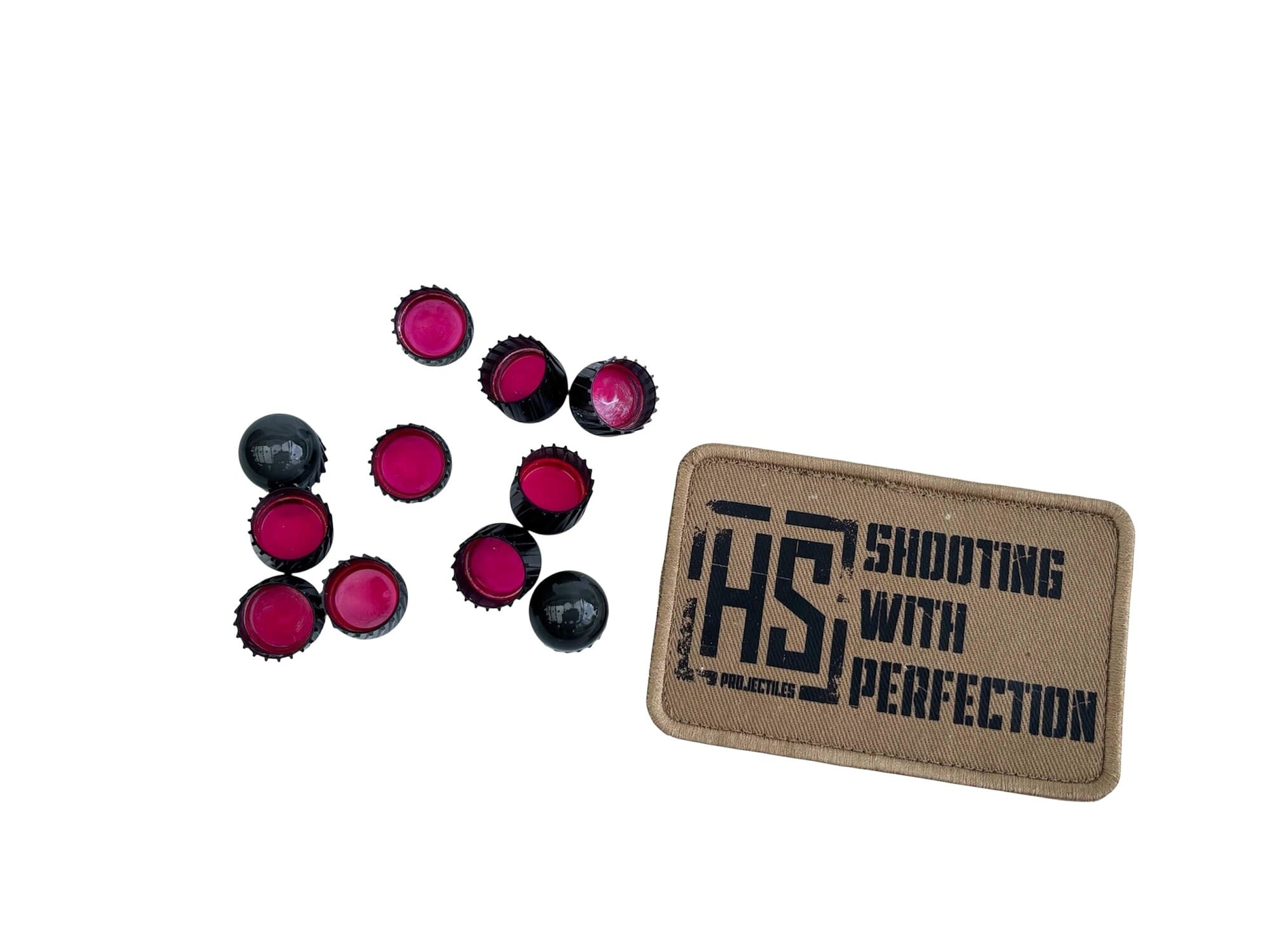 HS Projectiles Trainingsprojektile Paintball 400 Stueck Schwarz Pink MagFed