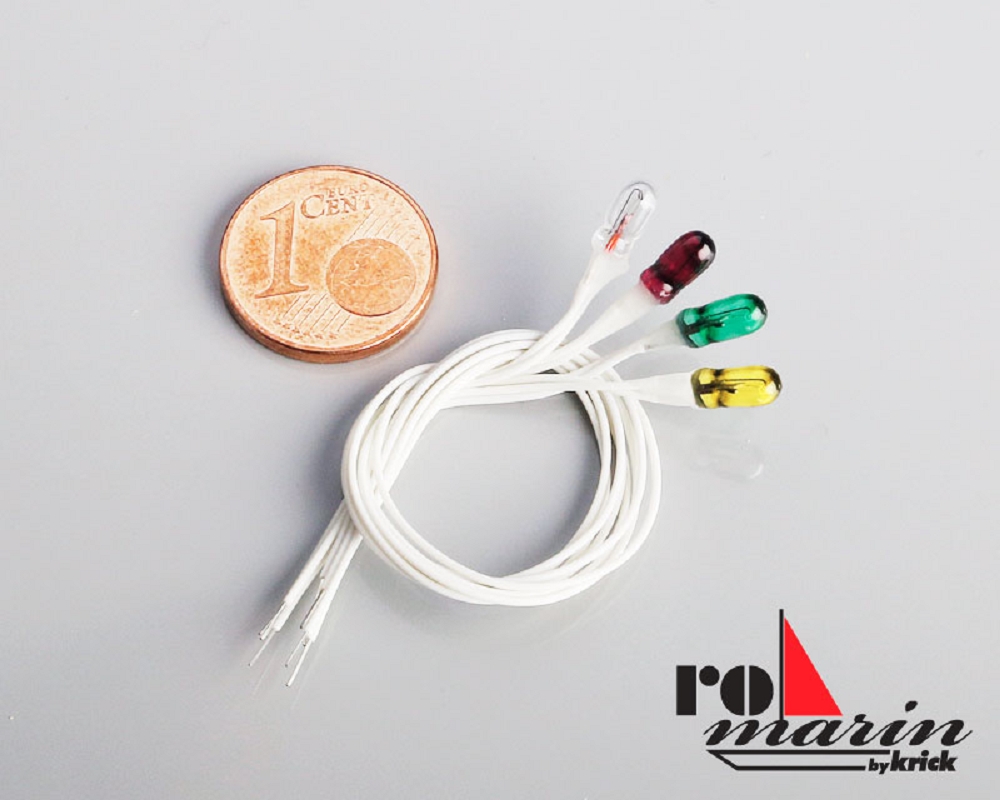 Romarin Glühlampen rot 6V D3 mm (VE2)
