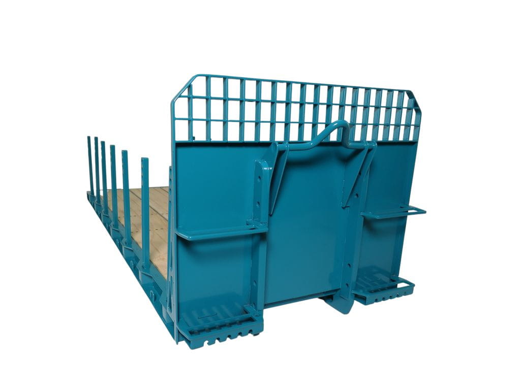 Lesu 1_14 Abroll-Flachbett-Aufbau mit Rampen und Rungen V2A - RC-Zubehoer