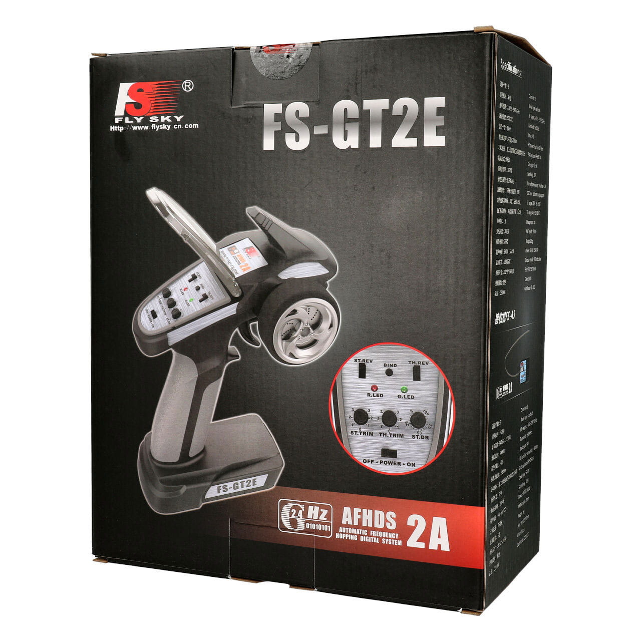 flysky fs-gt2e-fernsteuerung-sender-2-kanal-mit-1-empfaenger
