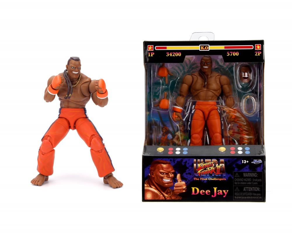 Jada Street Fighter II Dee Jay 6" Figur