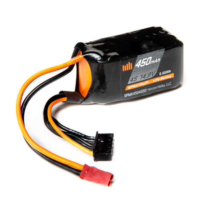Spektrum Lipo Akku 450mAh 4S 14.8V 50C Smart JST
