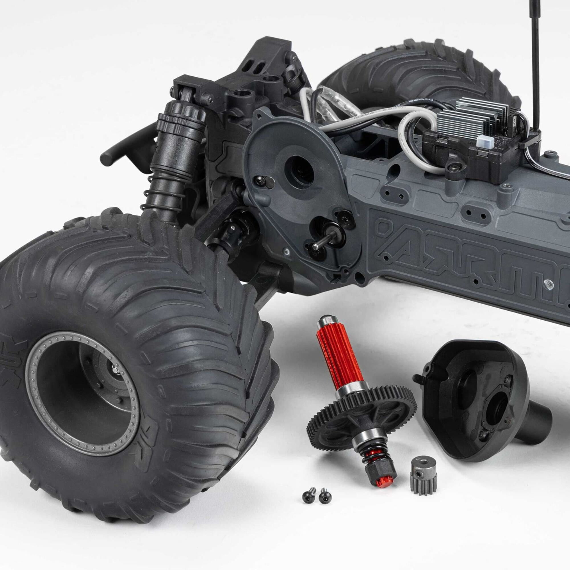 Arrma 1_10 Gorgon 2WD Monster Truck RTA Bausatz - mit Akku und Ladegeraet