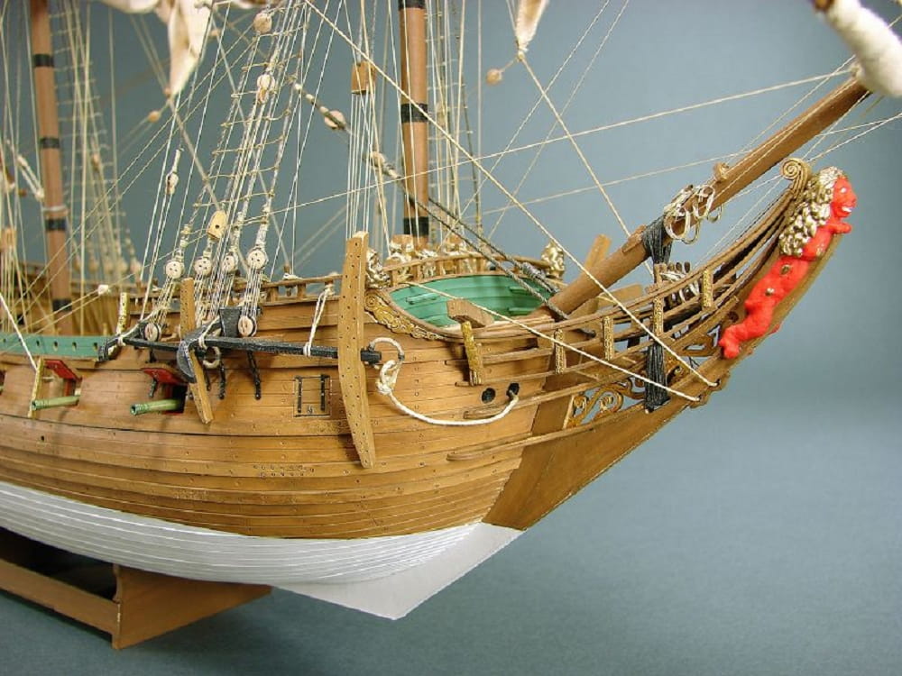 Shipyard Papegojan 1627 The 16 Gun Pinnace 1624 1:72 Laser Cut Kartonbausatz