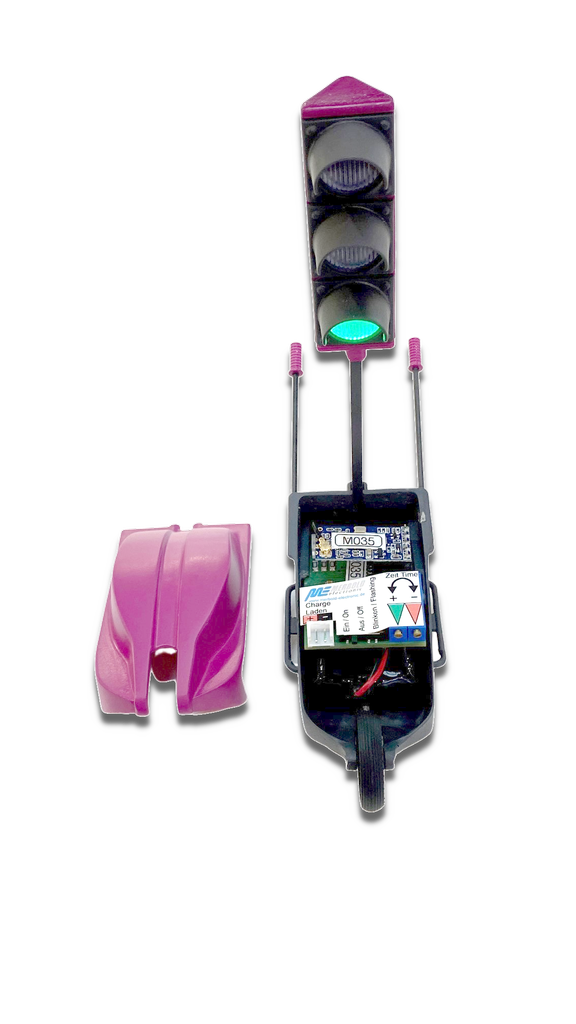 Thicon 1_14 Baustellen-Ampel-Set gelb mit Funk - RC-Zubehoer