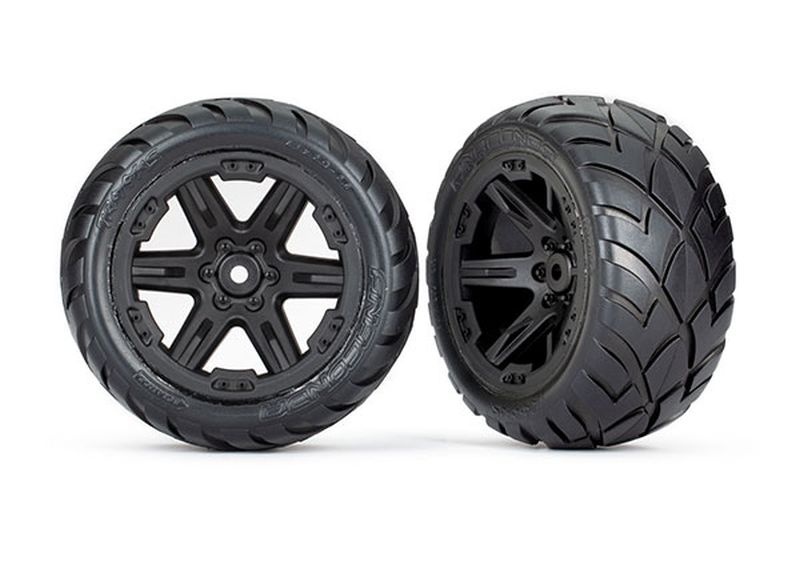 Traxxas Reifen auf Felge 2.8 RXT schwarz - Anaconda _TSM rated_ - RC-Zubehoer