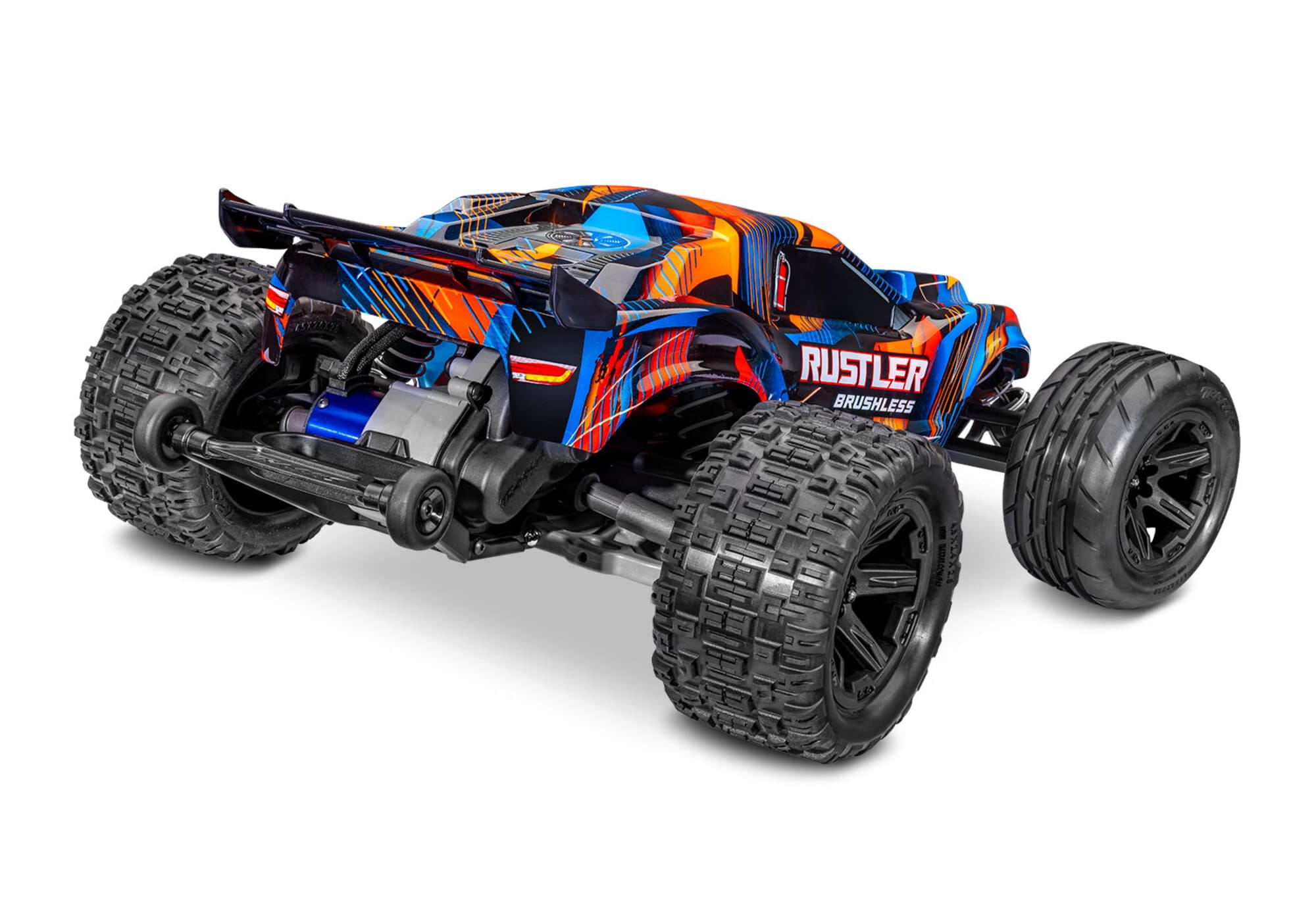 Traxxas Rustler 2WD VX3 Brushless RTR Stadium Truck Orange