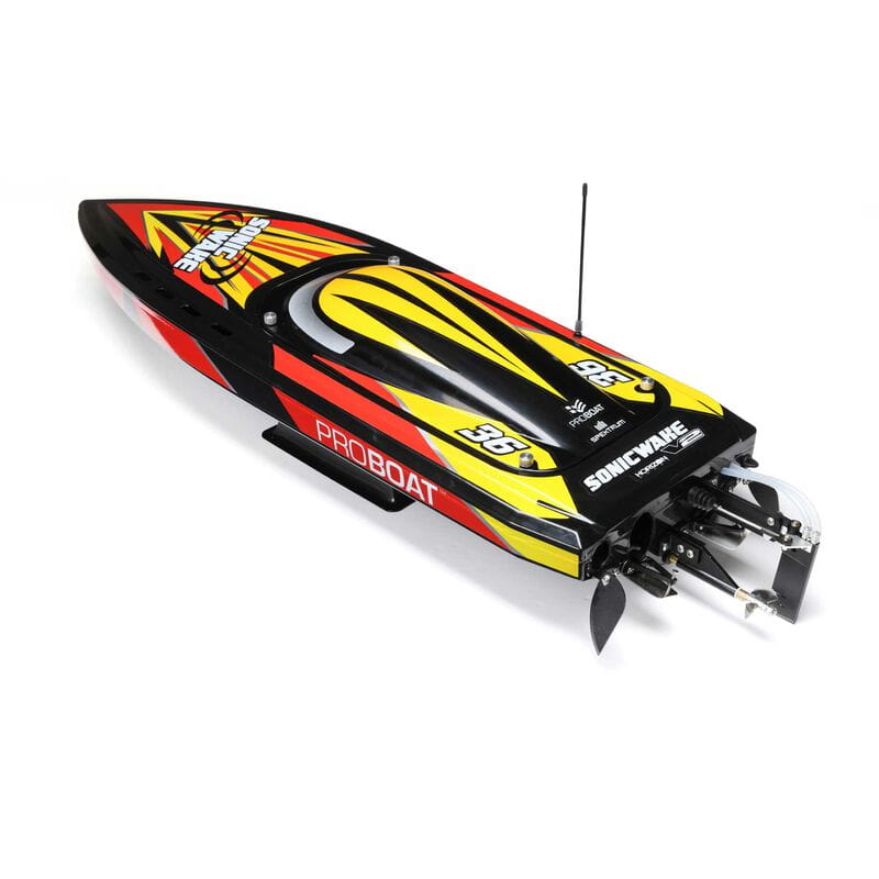 Proboat Sonicwake V2 36_ Brushless RC Boot Schwarz