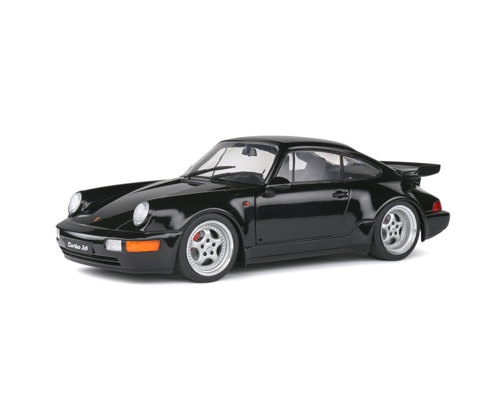 Solido Modellauto Porsche 911 964 Turbo 1_18 in Schwarz 1993