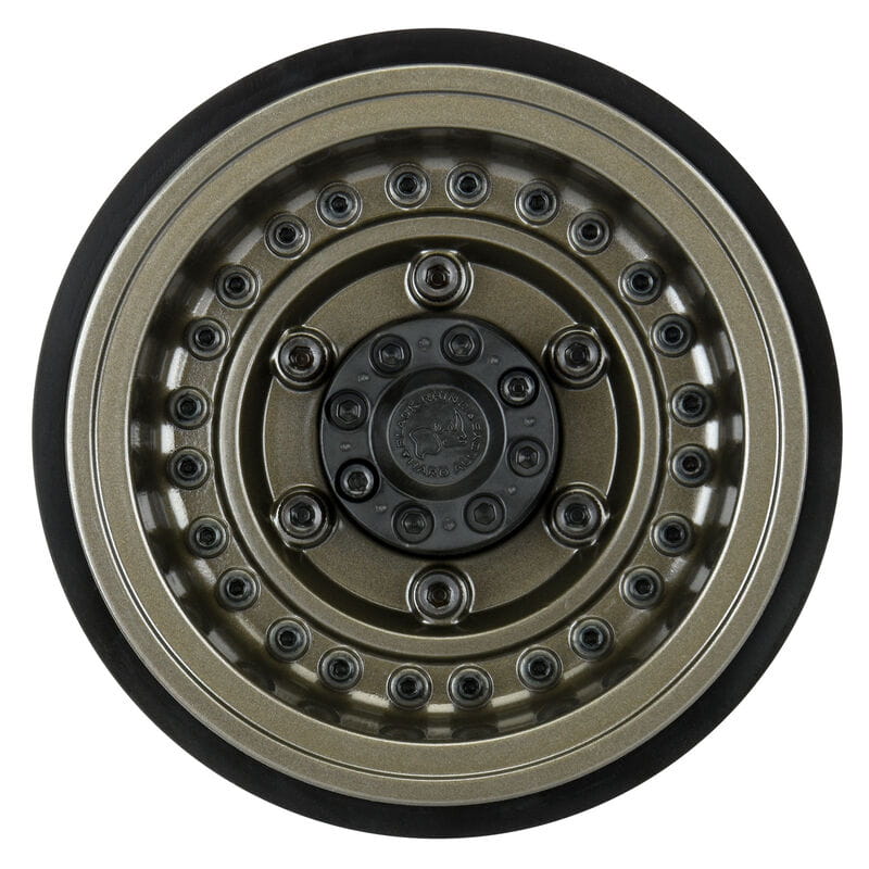 Proline 1_6 Black Rhino Armory Alum 2.9 Dual Offset SCX6 Wheels _2_ Gunmetal - RC-Zubehoer