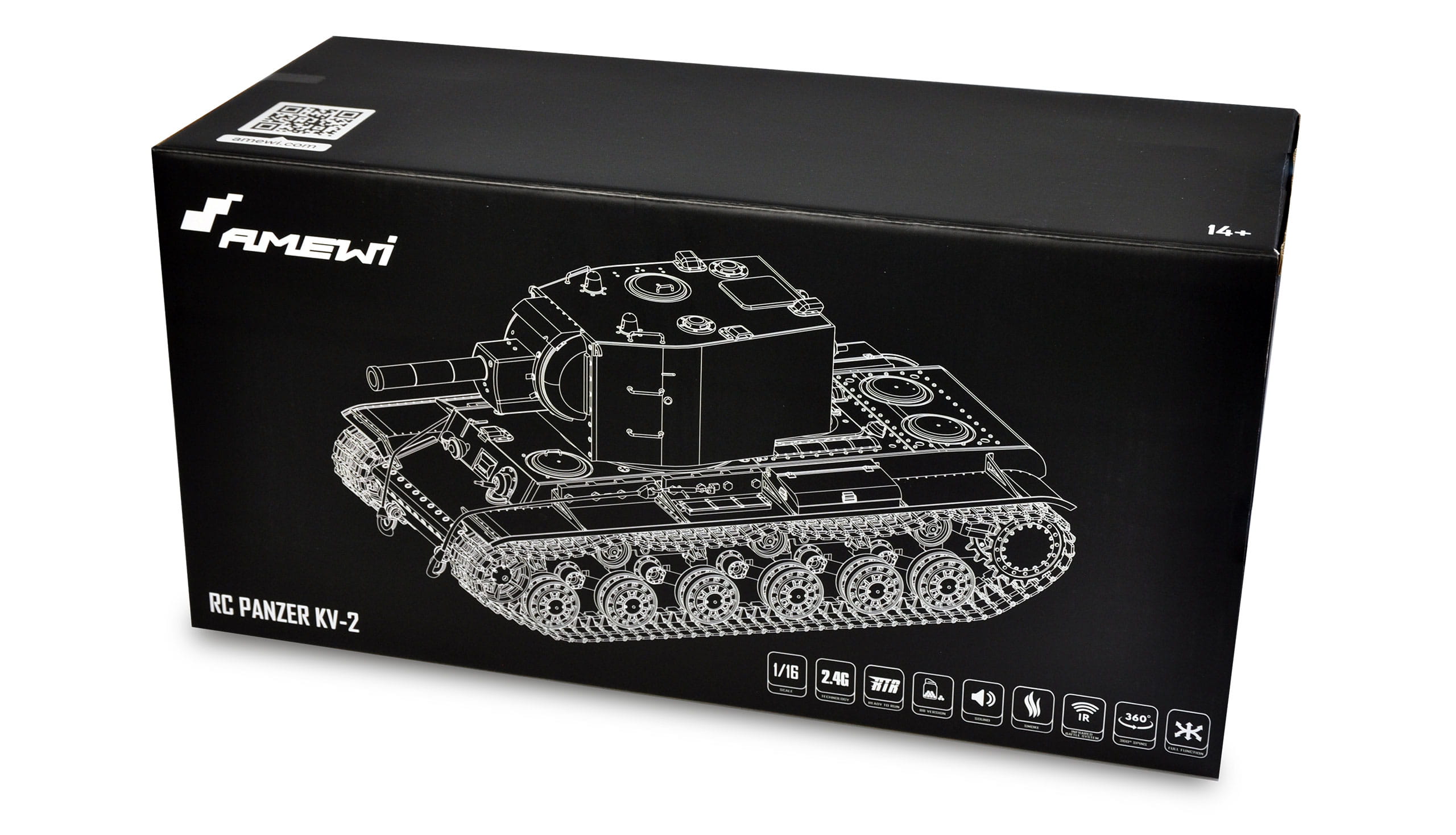 Amewi RC Panzer KV-2 1_16 Standard Line IR-BB Amewi RC Panzer KV-2 1_16 Standard Line IR-BB