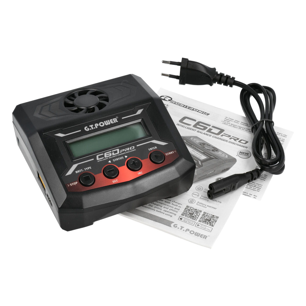 GT Hobbies RC Ladegerät CD6Pro LiPo 1-6s 100W AC