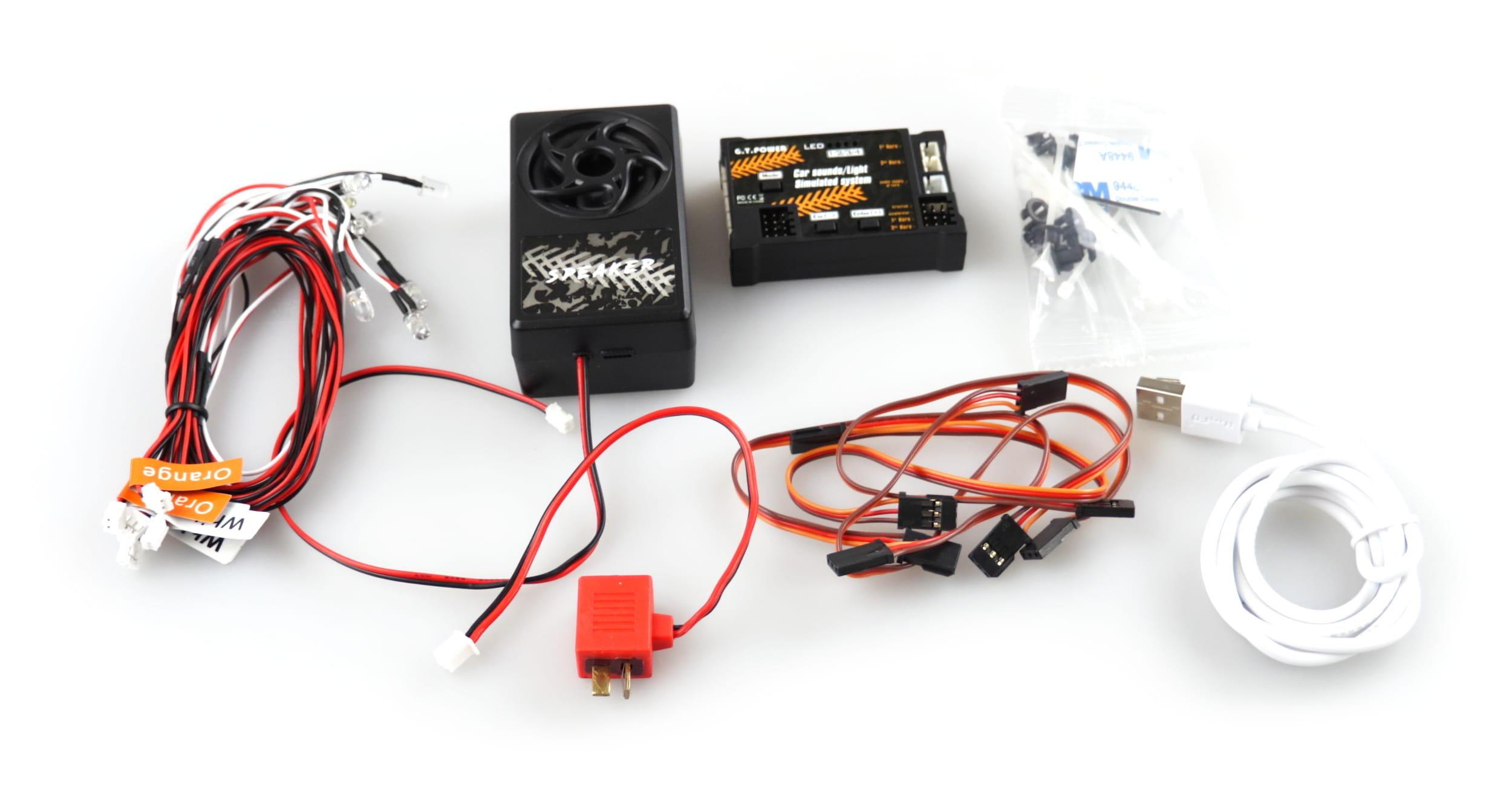 Amewi Sound _ Lichtsystem mit Kontrolleinheit 4_5V-6V - RC-Zubehoer