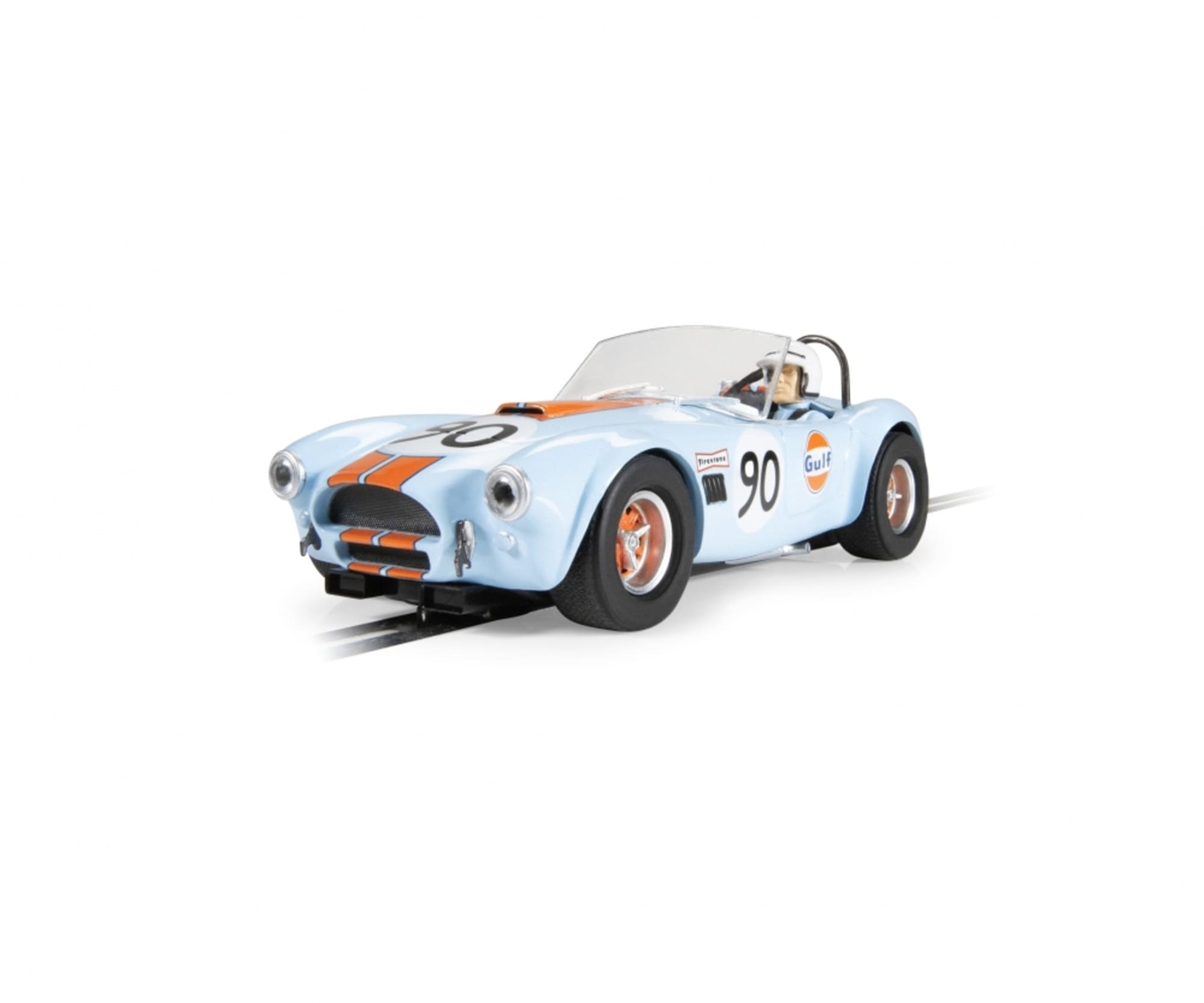 Scalextric 1_32 Shelby Cobra - Gulf #90 HD Slotcar - Rennbahnauto - RC-Zubehoer