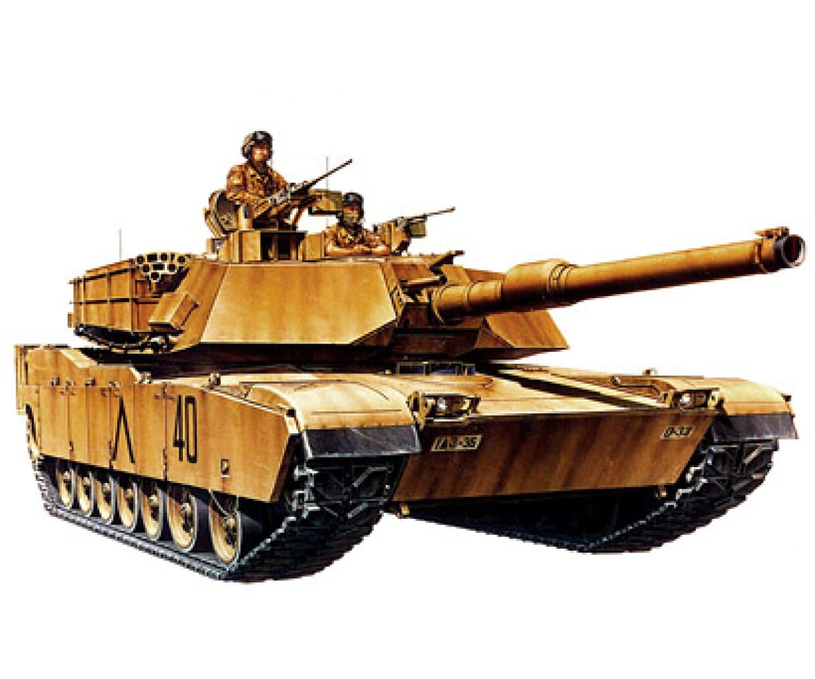 Tamiya US Kampf Panzer M1A1 Abrams 1:35 Plastik Modellbau Militär Bausatz