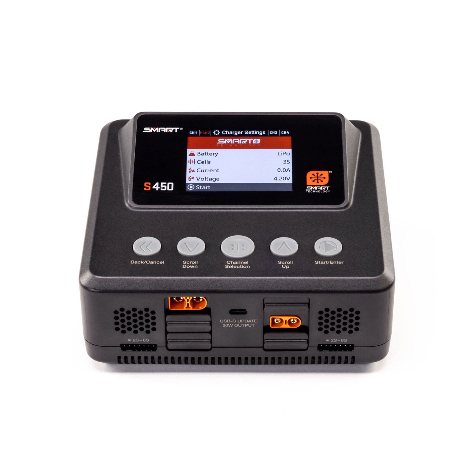 Spektrum S450 G2 Smart Ladegeraet 4x50W RC Akku Charger