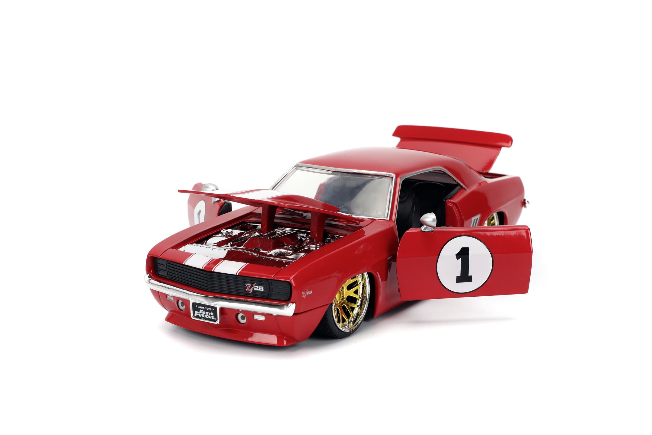1969 Chevrolet Camaro Modellauto 1_24 rot von Jada Toys