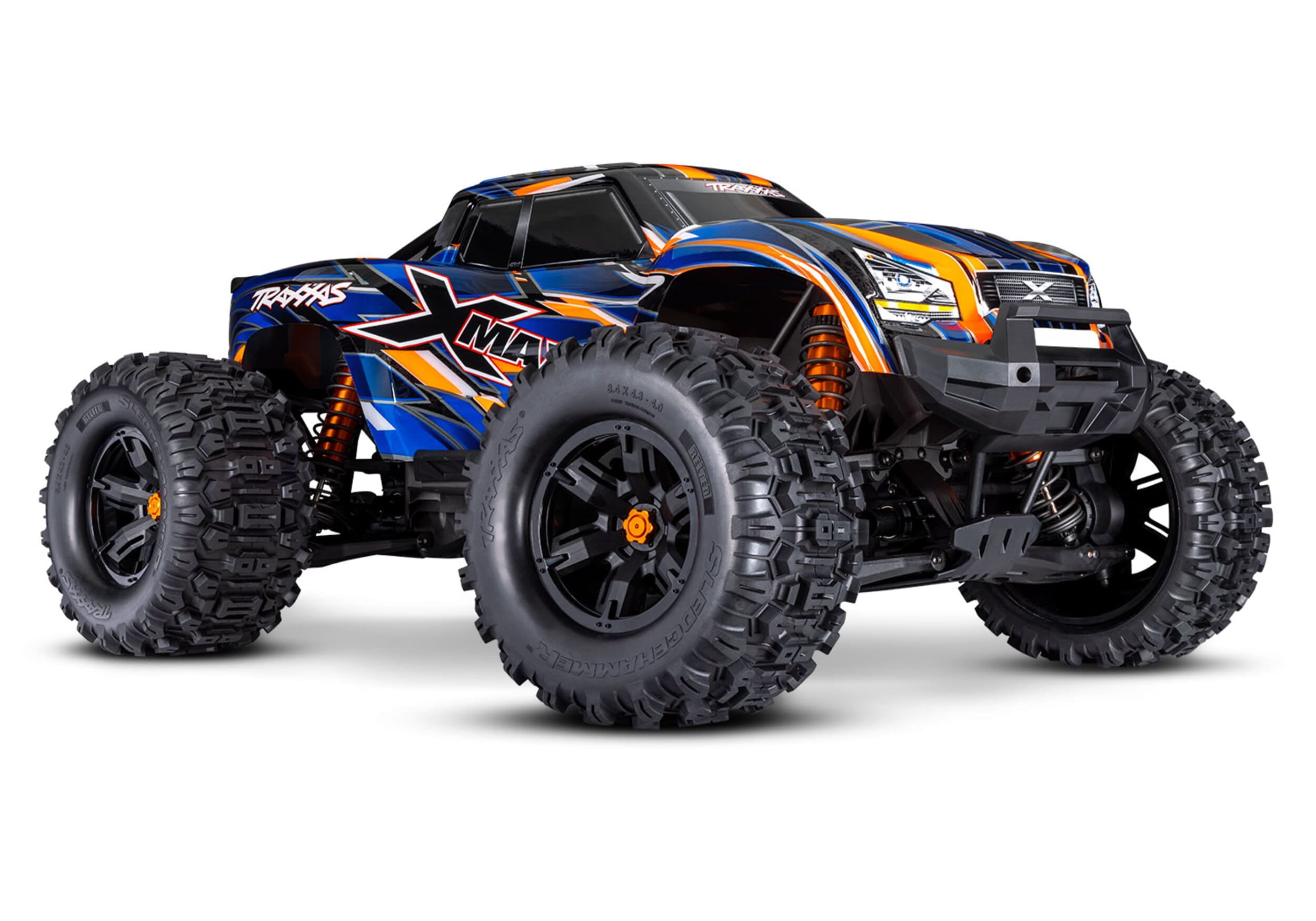 Traxxas XMaxx Monstertruck Belted Edition 1_7 Orange fertigmodell Traxxas X-Maxx Monstertruck Belted 1_7 RTR Orange