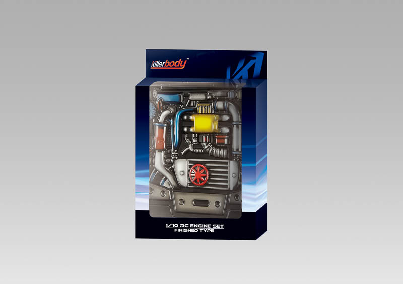 Killerbody Touring Car Motor Type-E, lexan, lackiert