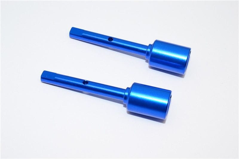 GPM Alu Antriebswellen Mitnehmer mitte blau fuer Tamiya TT02_ TT02B - RC-Zubehoer
