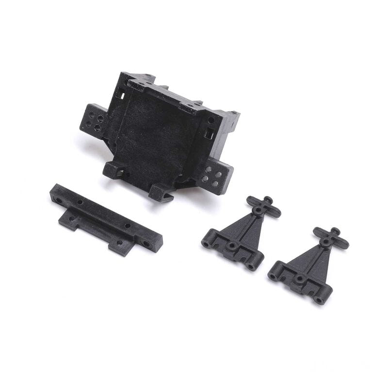 Losi Rear Bulkhead_ Toe Block_ Link Mount_ Mini JRX2 - RC-Zubehoer
