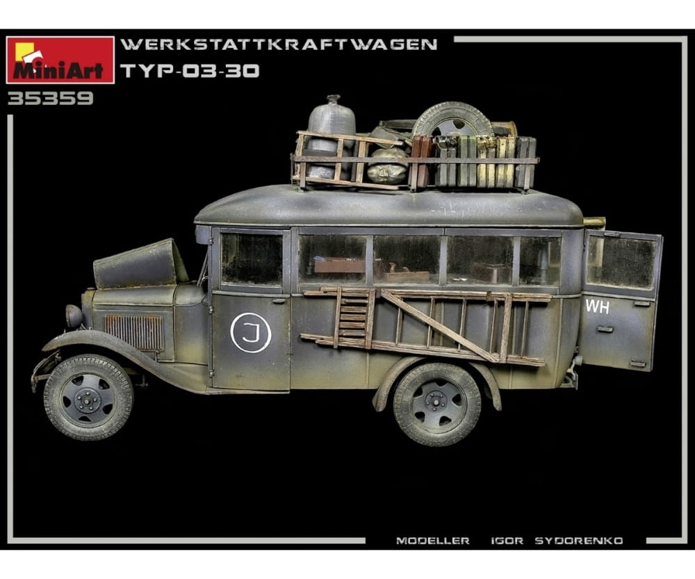 Plastikmodellbau von Miniart 1-35 dt werkstattkraftwag typ 03 3