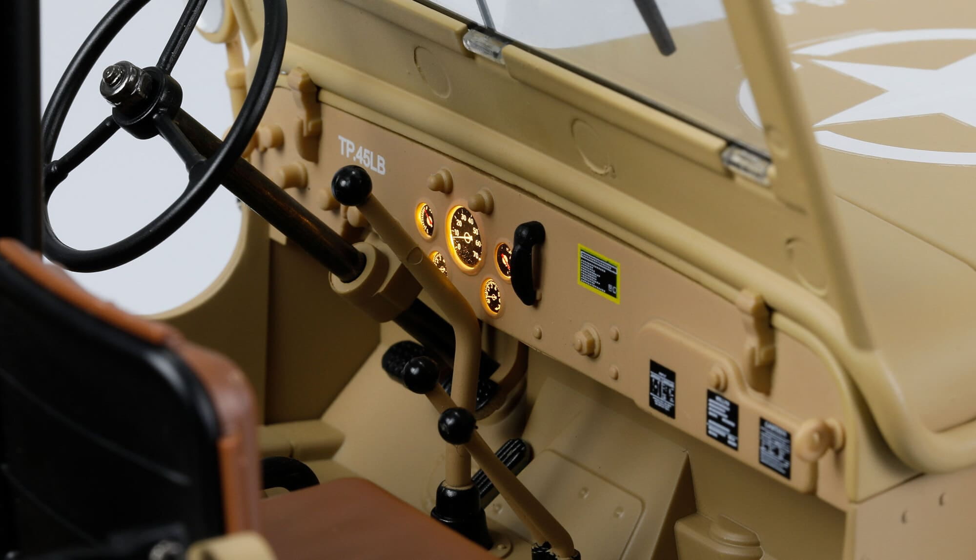 Amewi Jeep Willys MB 1_14 Scale Crawler 4WD RTR sand