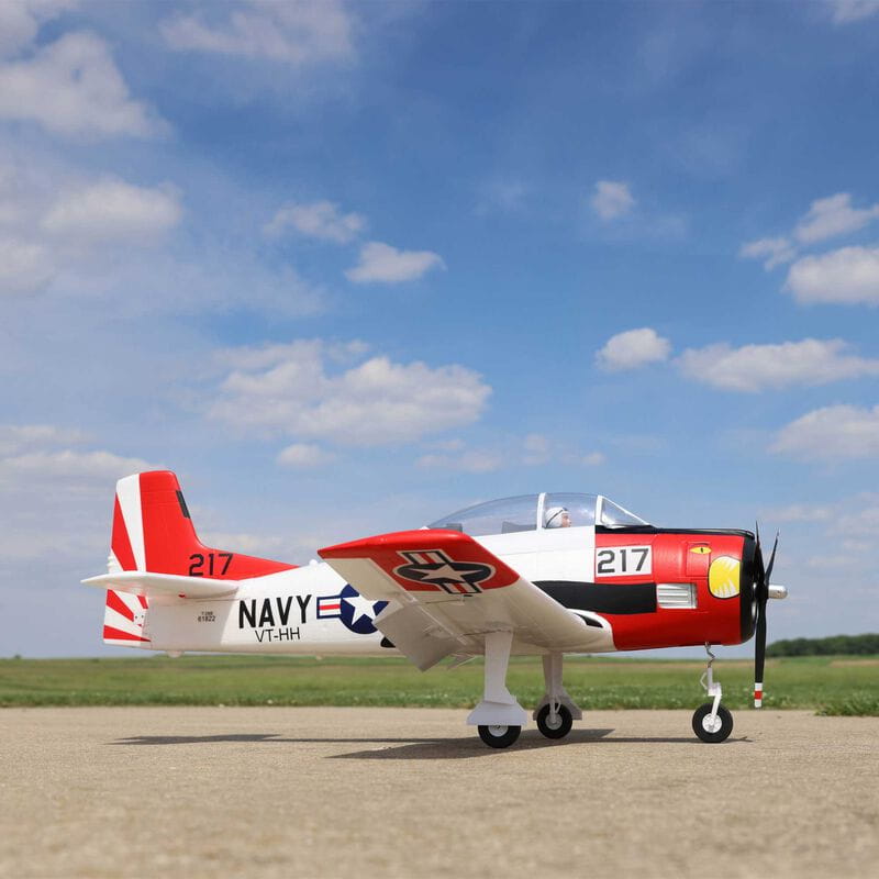 E-flite RC Flugzeug T-28 Trojan 1.2m mit Smart PNP