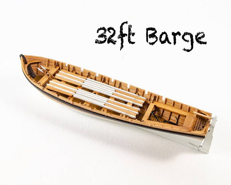 Krick Beiboot Barge 32 ft. / 151 mm Bausatz