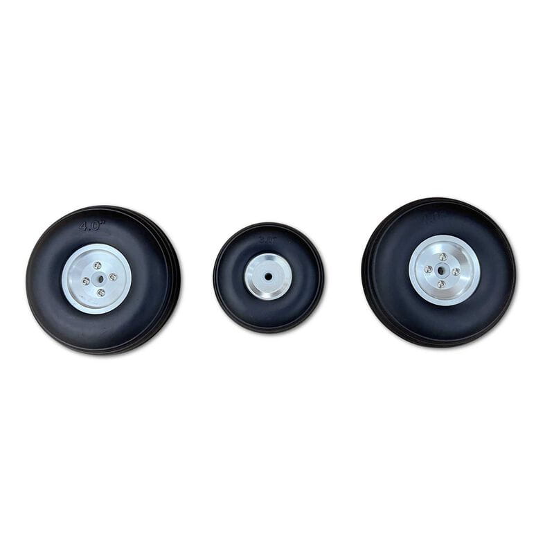 Hangar 9 Aluminum Hub Wheel Set _3_ OV-10 Bronco 20cc - RC-Zubehoer