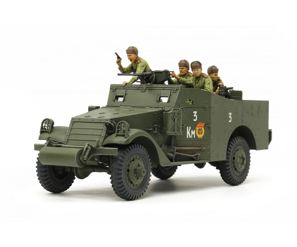 Tamiya US M3A1 Scout car Spähwagen 1:35 Plastik Modellbau Militär Bausatz