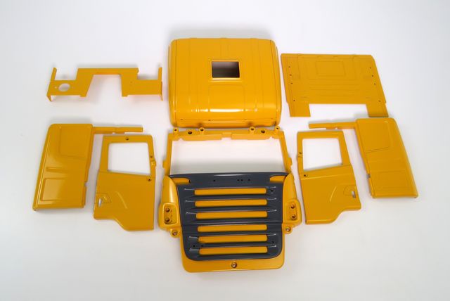 Wedico SCANIA Fahrerhaus HIGHLINE_ gelb RAL1007 - RC-Zubehoer