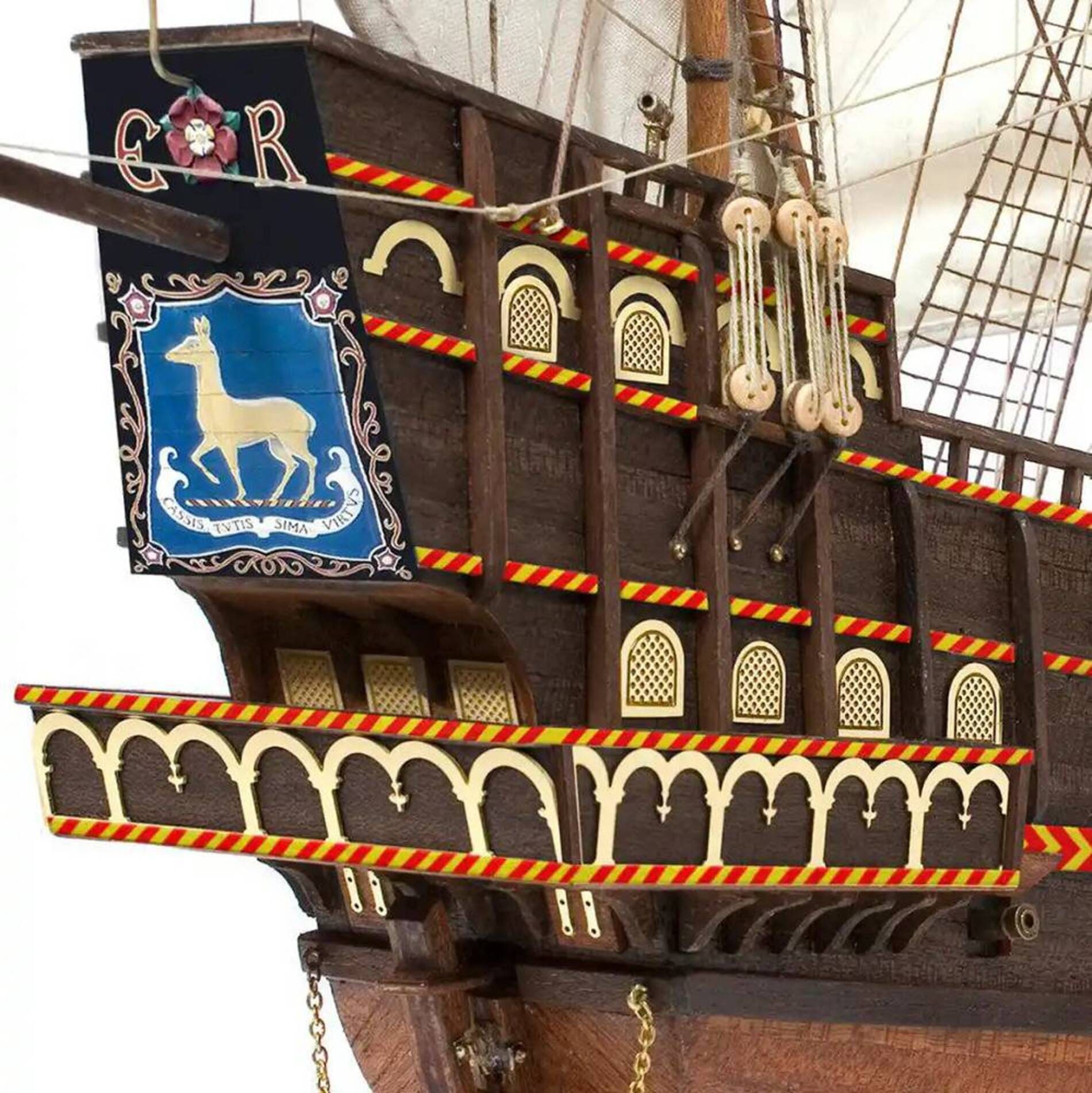 HMS Golden Hind Standmodellbausatz 1_85 - Modellzubehoer