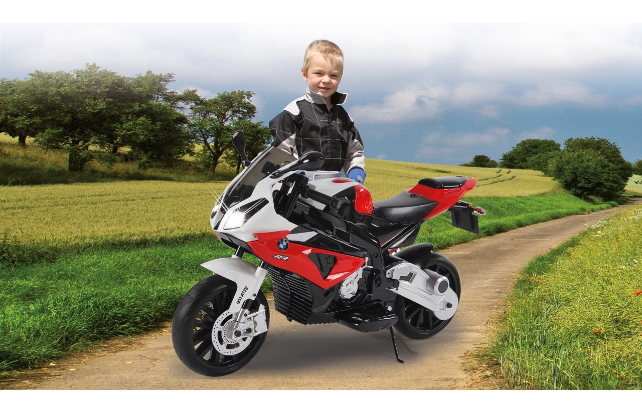 Jamara Kinder Elektro Ride-on Motorrad BMW S1000RR rot 12V