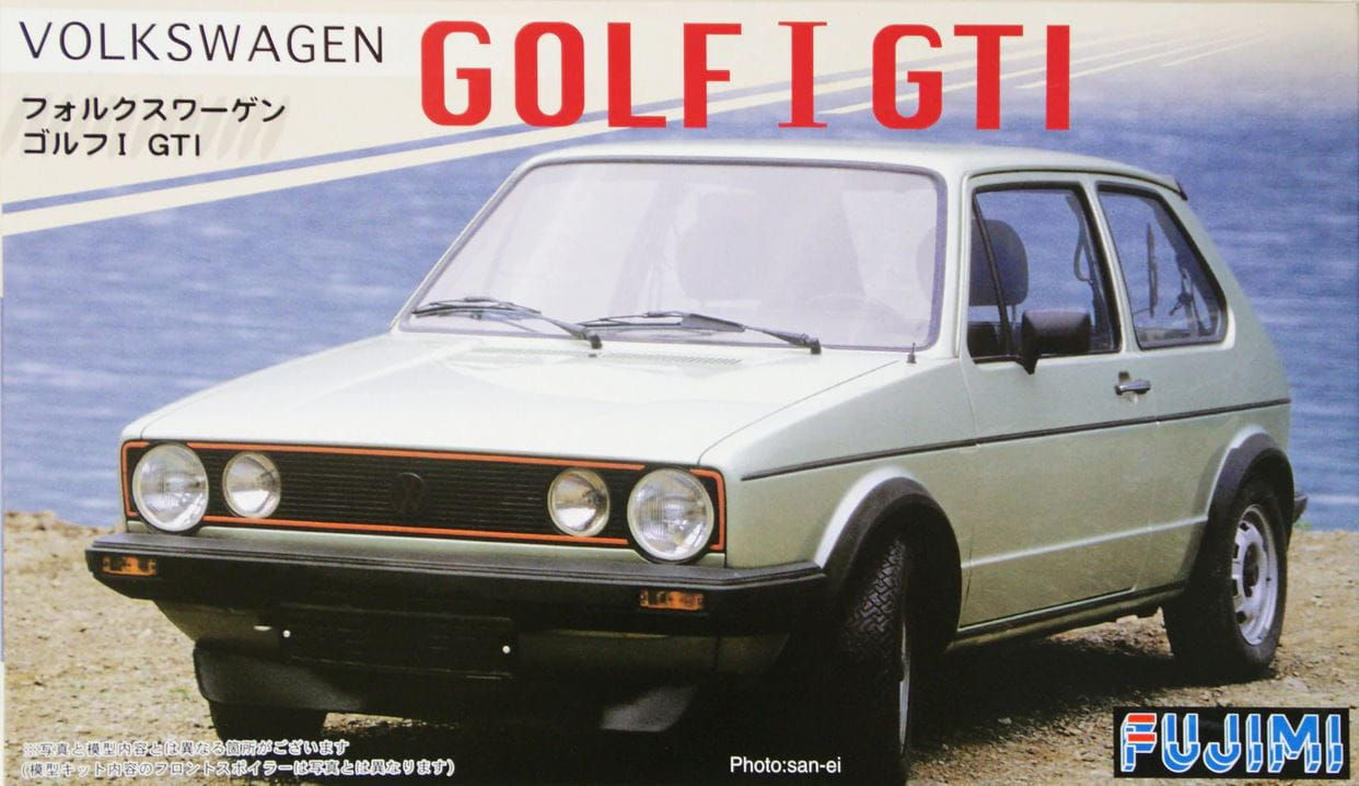 Fujimi VW Golf 1 GTI 1:24 Plastik Modellbausatz Fujimi VW Golf 1 GTI 1:24 Plastik Modellbausatz