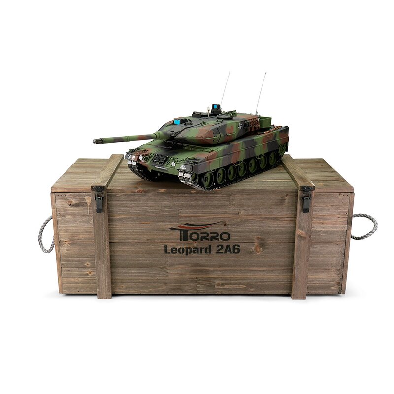 Torro Leopard 2A6 RC Panzer 1_16 NATO BB mit Kanonen-Rauch RTR